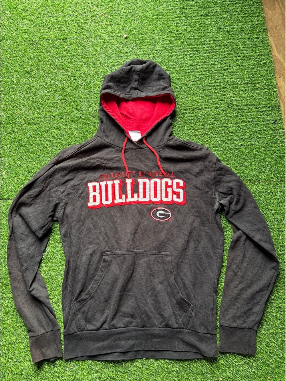 Y2K Champion University of Georgia Bulldogs hoodie Size S